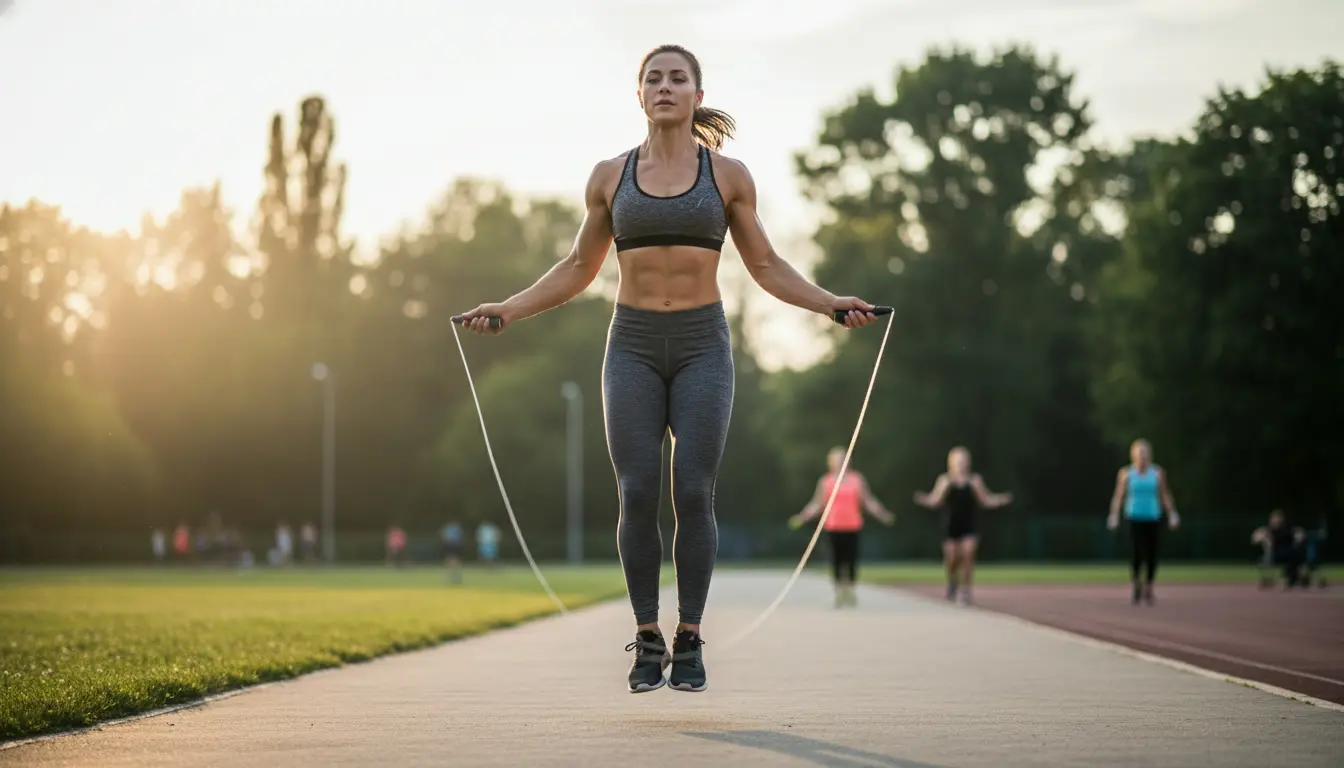 Touwtje springen en spieropbouw