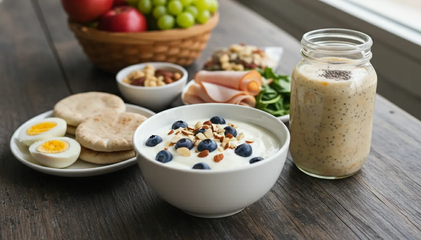 Snacks voor spieropbouw