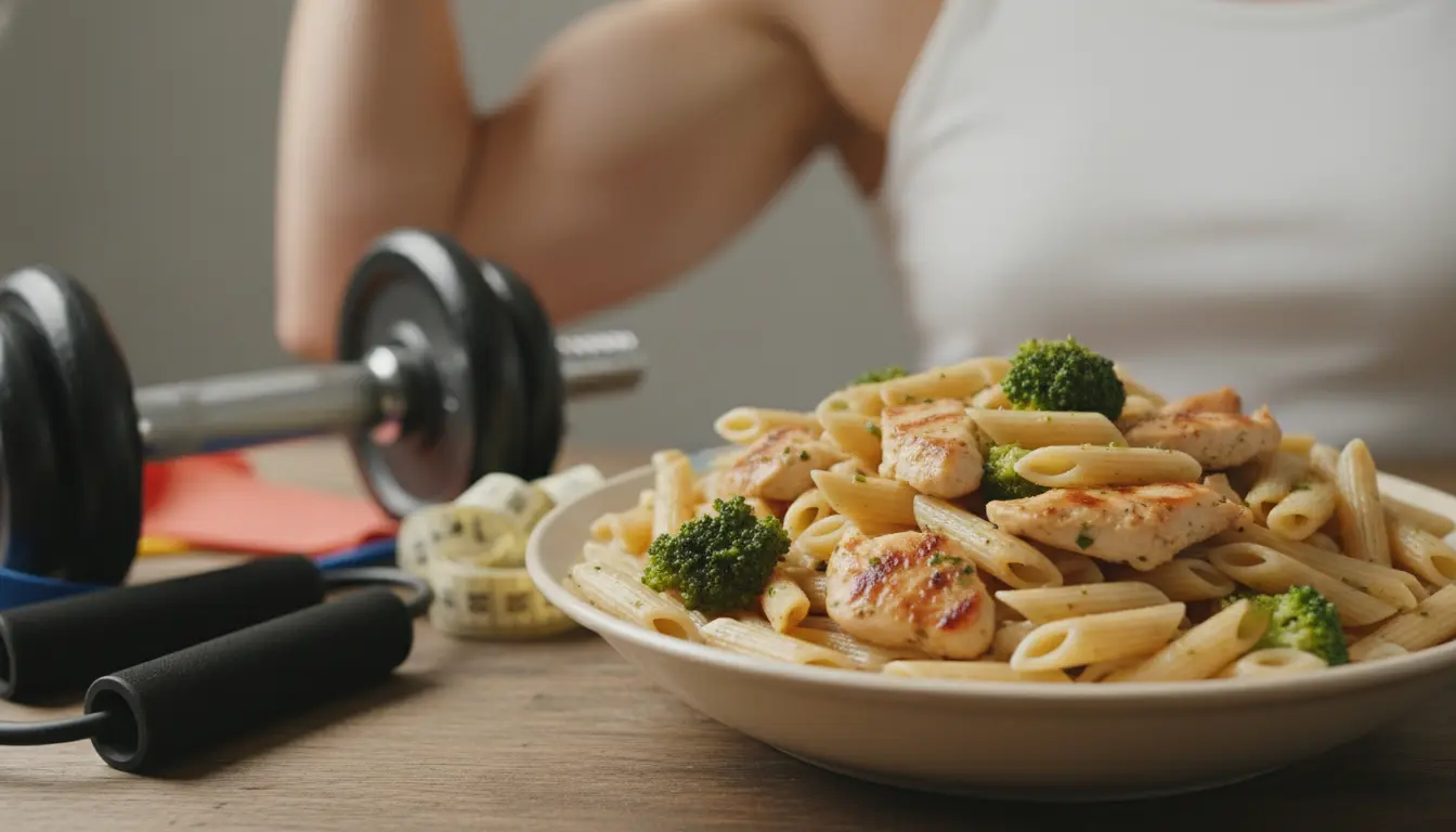 Is pasta goed voor spieropbouw?