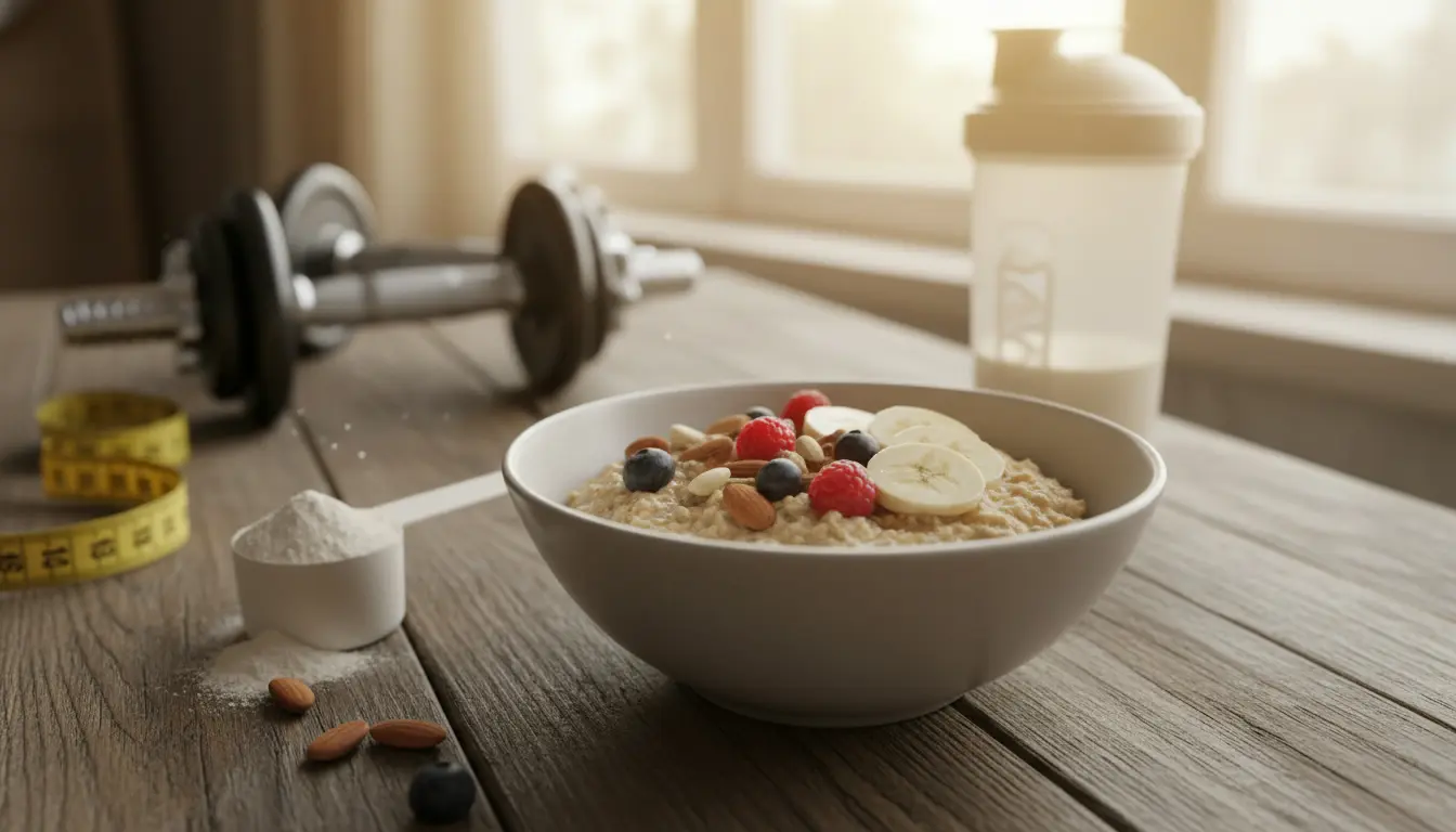 Havermout en spieropbouw