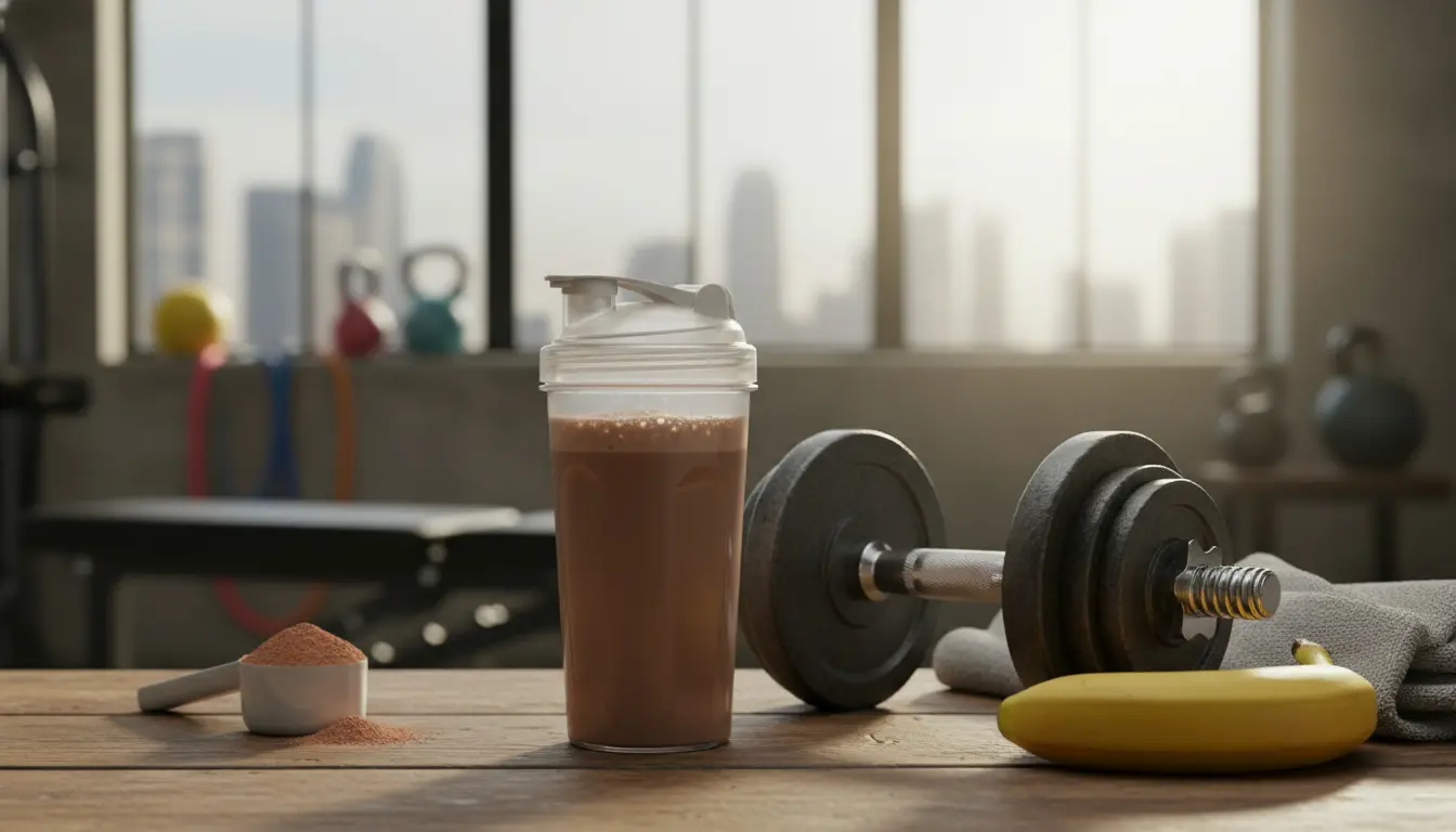 Eiwitshake voor spieropbouw