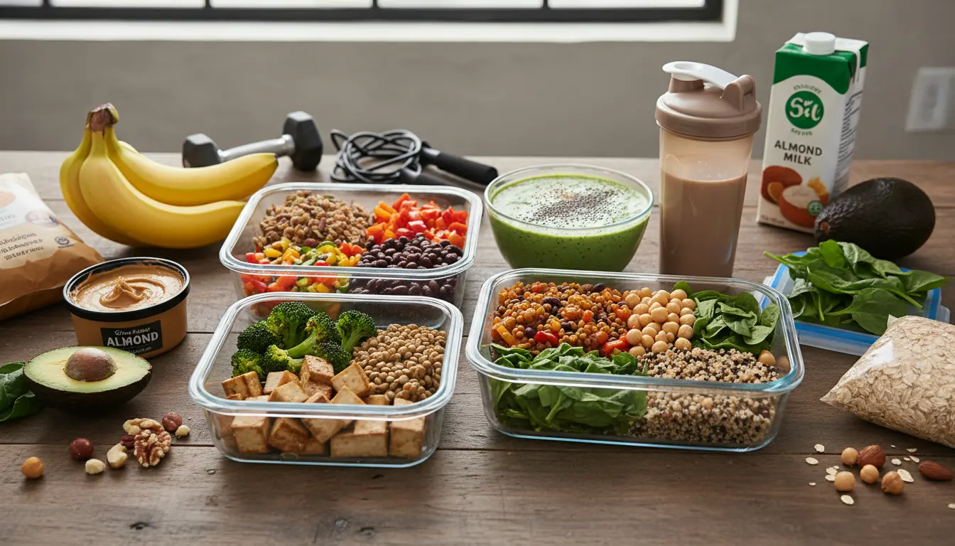 Vegan voedingsschema voor spieropbouw