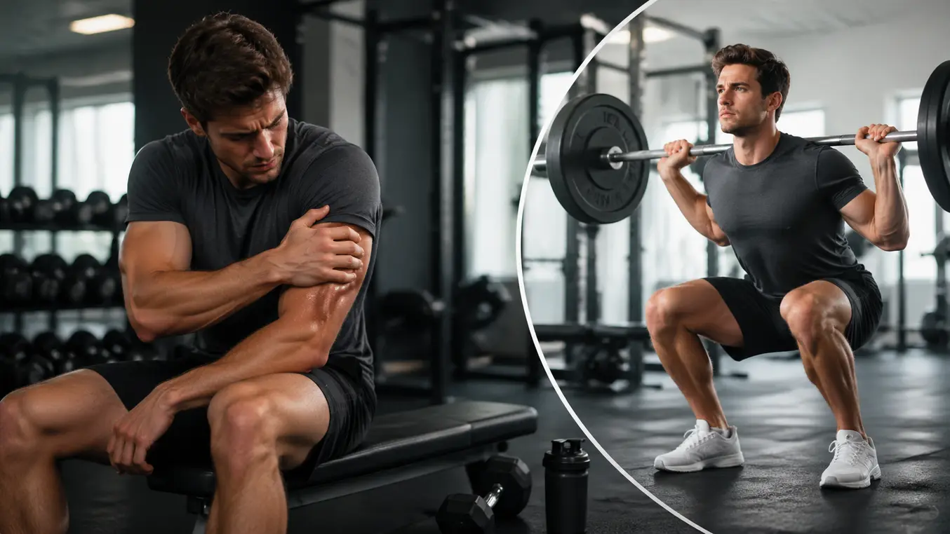 Krachttraining met spierpijn